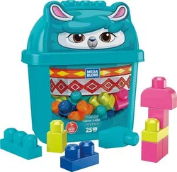 Контейнер Mega Blocks с блоками Happy Lama HDK82