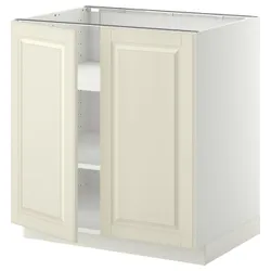 IKEA METOD (694.672.70) stj шкаф/полки/2 дверцы, белый / кремовый Бодбин