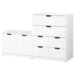 IKEA NORDLI(192.766.21) комод, 8 ящиків, білий