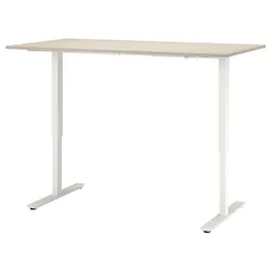IKEA TROTTEN(294.341.30) письмовий стіл з регулюванням висоти, бежевий / білий