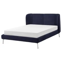 IKEA TUFJORD(805.724.96) мягкий каркас кровати, Таллмира черно-синяя