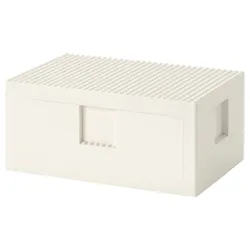 IKEA BYGGLEK (503.721.87) Коробка LEGO® с крышкой, белый