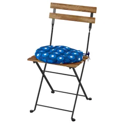 IKEA TÄRNÖ(195.761.82) Стул, сад, Складывание черного/светло -коричневого бега/клезан темно -синий