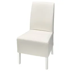 IKEA BERGMUND(893.847.35) крісло середньої довжини чохла, білі / Вставки білі