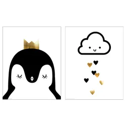 IKEA BILD(705.216.43) Плакат, милые пингвины