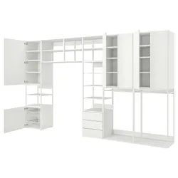 IKEA PLATSA(593.243.85) комбінація 6 дверей + 3 ящика, білий / Фоннес білий