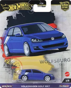 Світовий тур HOT WHEELS PREMIUM CAR CULTURE 3/5 Volkswagen Golf MK7 HRV79