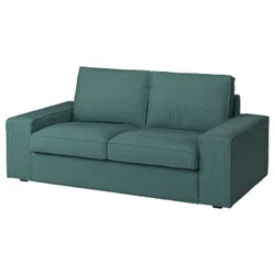 IKEA KIVIK (494.430.44) 2-местный диван, Келинге серо-бирюзовый