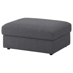 IKEA VIMLE (193.925.88) подставка для ног с местом для хранения, Гуннаред средний серый