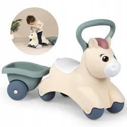 SMOBY Little Ride-On Pony Пони с прицепом