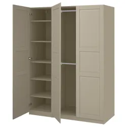 IKEA PAX / TYSSEDAL(496.031.84) Комбінація гардеробу, сірий -рог/сірий