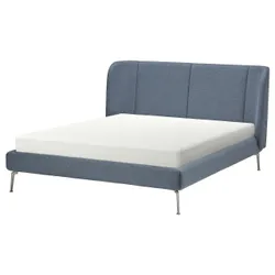 IKEA TUFJORD  Каркас кровати с обивкой, Gunnared синий (704.464.08)