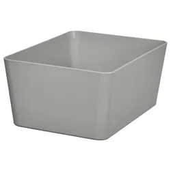 IKEA KUGGIS(805.991.46) контейнер, светло -серый