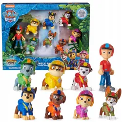 PAW PATROL JUNGLE PUPS 8 ФИГУРКИ СОБАКИ РАЙДЕР ПОДВИЖНЫЕ ФИГУРКИ PAW PATROL