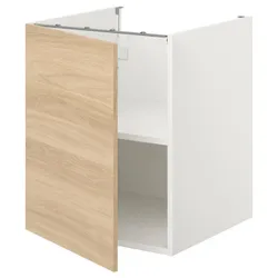 IKEA ENHET(893.209.89) ша ст с пол/дверью, белый/имитация дуб