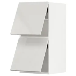 IKEA METOD(093.930.41) двері рівня 2, білий/Ringhult світло-сірий
