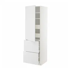 IKEA METOD / MAXIMERA (394.093.47) w sz z pół / 4 szu / drz / 2 fr, белый / Стенсунд белый
