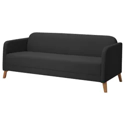 IKEA LINANÄS(205.122.45) 3-місний диван, Vissle темно-сірий