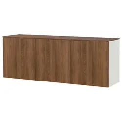 IKEA BESTÅ(496.122.68) комбинация настенных шкафов, Белый/Лаппвикен грецкий орех