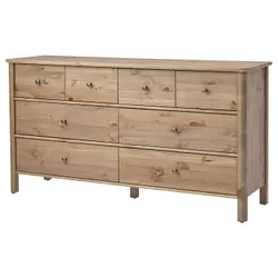 IKEA STOREMOLLA(305.717.72) комод, 8 ящиків, сірий -брон був пофарбований