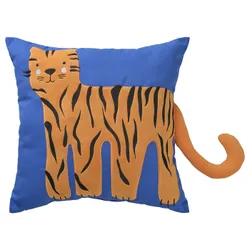 IKEA NATTHÄGER(005.953.26) подушка, синій/тигр