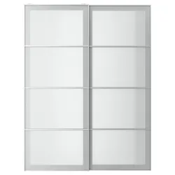 IKEA SVARTISDAL(294.397.88) Розсувні двері, імітація білого паперу