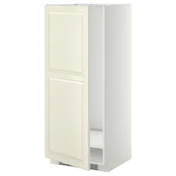 IKEA METOD(699.255.60) висота шафи / замок, білий/Bodbyn крем