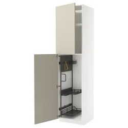 IKEA METOD(395.737.76) High Cabinet/Interior Inn, белый/havstorp beige