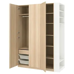 IKEA PAX / FORSAND(296.249.36) комбінований гардероб, імітація дуба білого морилка імітація дуба білого морилка/біл