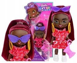 Лялька Барбі Extra Mini Minis з бордовим волоссям HLN47