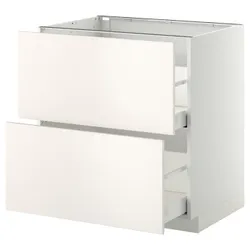 IKEA METOD / MAXIMERA(899.159.23) sz stj 2fr / 2in szu, білий / Veddinge білий