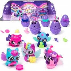 HATCHIMALS ALIVE НЕОНОВА РАДУГА 5 ФІГУРОК У ЯЙЦЯХ І 11 АКСЕСУАРІВ