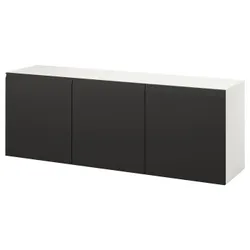 IKEA BESTÅ(695.693.44) комбинация настенных шкафов, Белый/Хаммармед антрацит