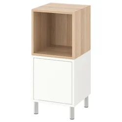 IKEA EKET(192.864.13) комбінування шаф з ніжками, ефект білого/білого мореного дуба