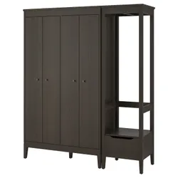 IKEA IDANÄS(793.882.96) комбінований гардероб, темно-коричневий