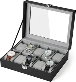 Организатор Black Modern Watch Box
