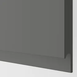 IKEA METOD(895.846.97) Кутовий шафа з каруселі, Білий/Voxtorp темно -сірий