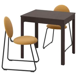 IKEA EKEDALEN / MÅNHULT(395.060.13) стол и 2 стула