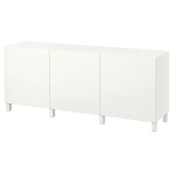 IKEA BESTÅ(291.397.18) поєднання з дверима, білий / Lappviken / Stubbarp білий