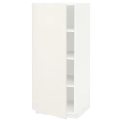 IKEA METOD (594.650.02) высокий шкаф/полки, белый / Веддинге белый