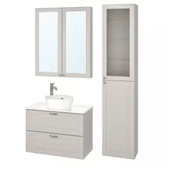 IKEA Комплект мебели для ванной GODMORGON/TOLKEN / KATTEVIK ) 993.163.31