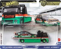 Транспортное средство команды HOT WHEELS № 65 HRV46, Honda Accord 1996 года и Fleet Street.