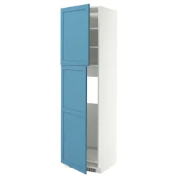 IKEA METOD(896.004.90) sza woś ży з 2 каменями, Biały/Lerhyttan Blue