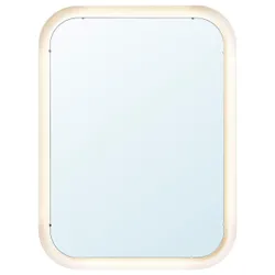IKEA STORJORM Зеркало с подсветкой, белый  (702.481.25)