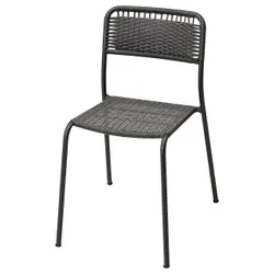 IKEA VIHOLMEN Садовий стілець, темно-сірий (204.633.01)
