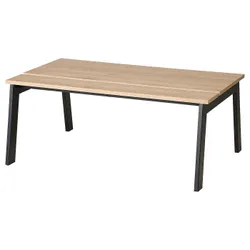 IKEA LJUNGSBRO(205.610.33) кофейный столик, регулируемый черный/имитация дуб