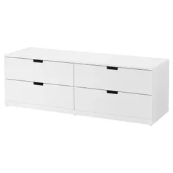 IKEA NORDLI(492.394.96) комод, 4 ящика, белый