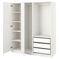 IKEA PAX / VIKANES(894.822.41) гардероб, білий