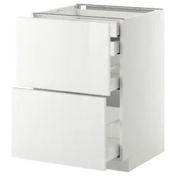 IKEA METOD / MAXIMERA (299.117.15) сз стж 2пр/2н/ср/в сзу, белый / Рингхульт белый