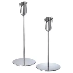 IKEA PRAKTAND(906.070.18) Подсвечники, 2 шт, Сталь Niddz
